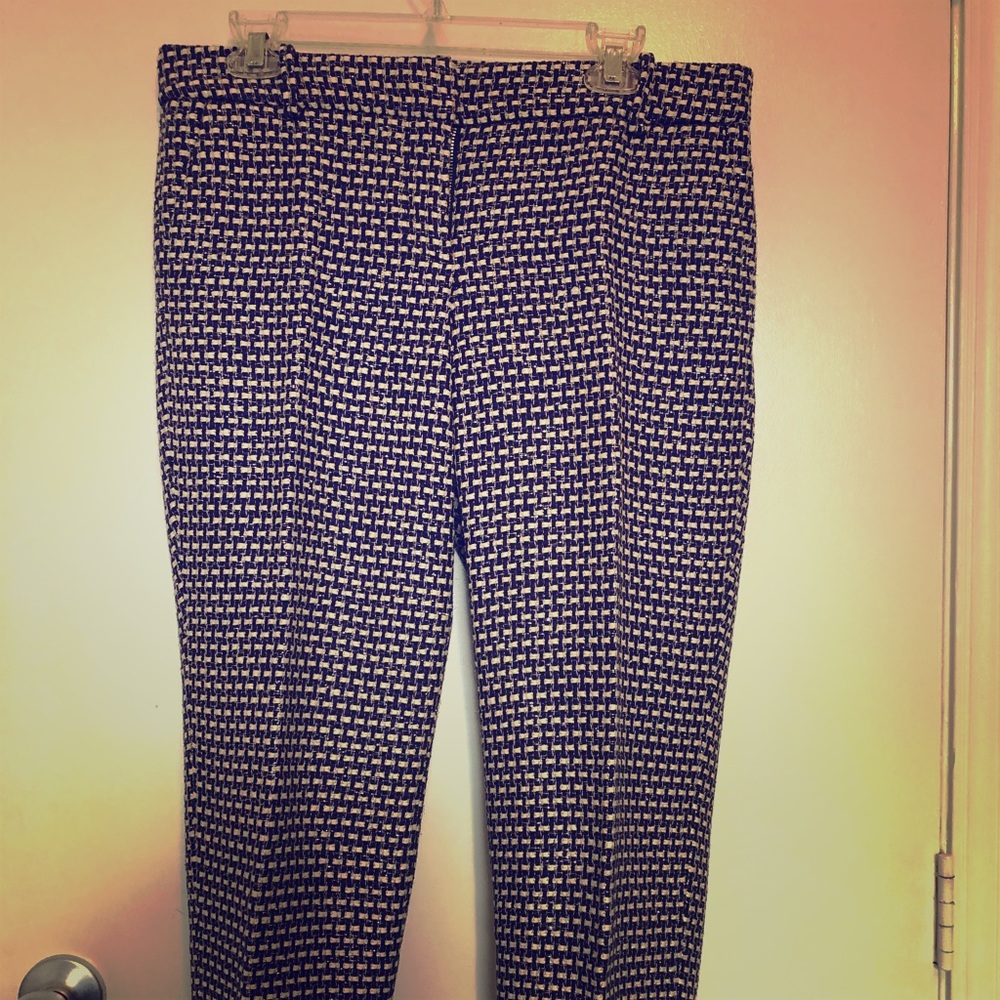 J Crew Cafe Capri Suit Pants